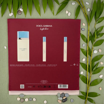 Light Blue by Dolce & Gabbana, 3 Piece Set for Women 