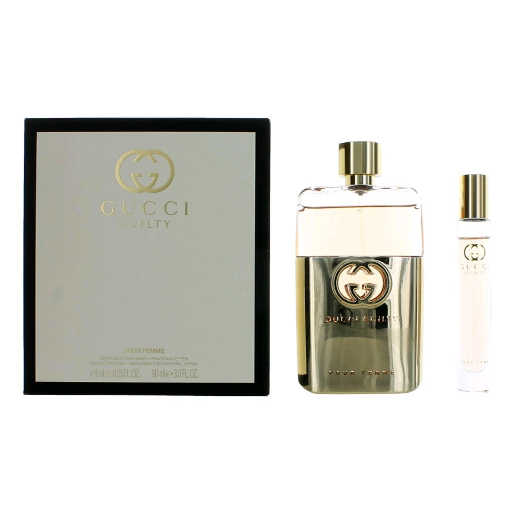 Gucci Guilty Pour Femme by Gucci, 2 Piece Gift Set for Women