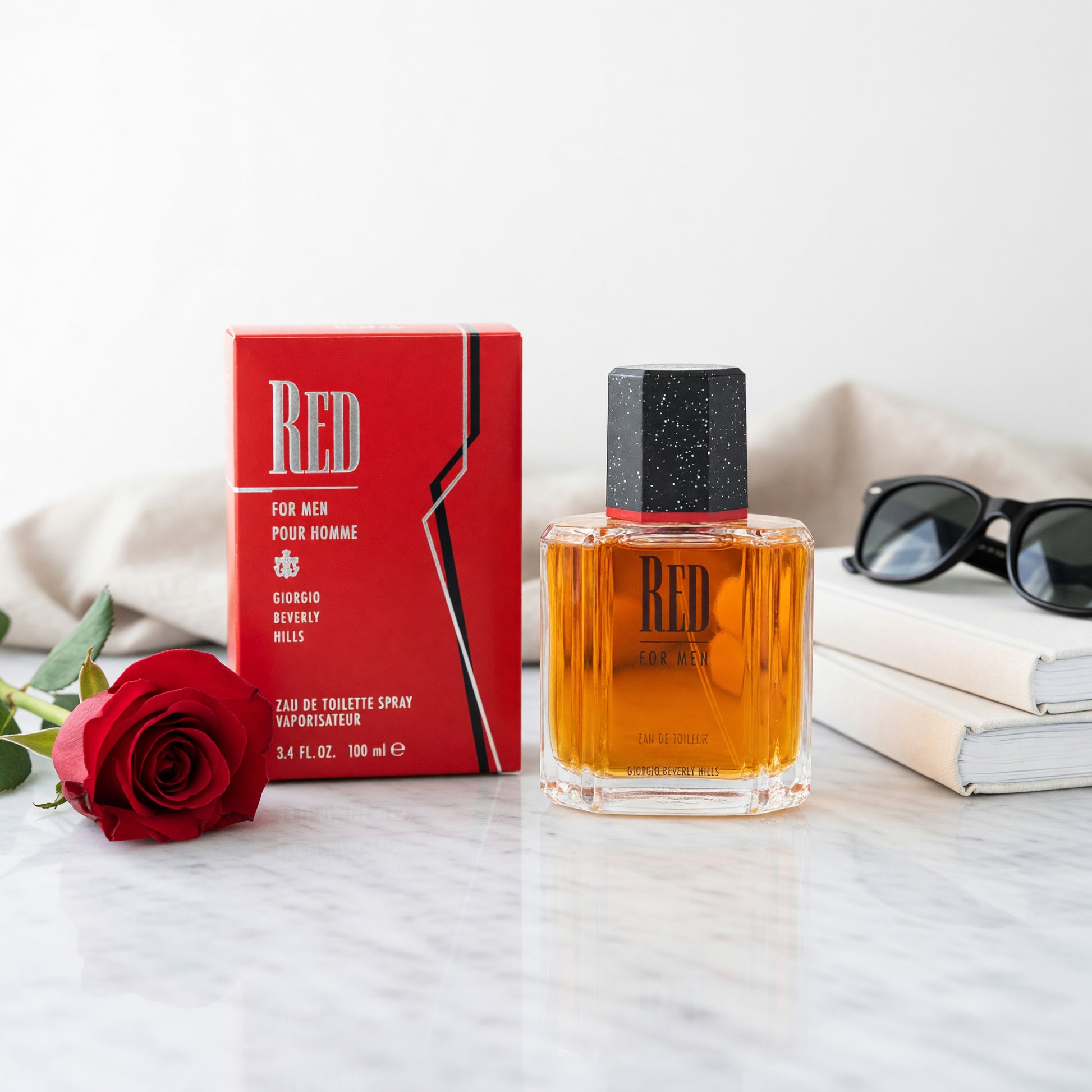 Red by Beverly Hills, 3.4 oz EDT Spray for Men