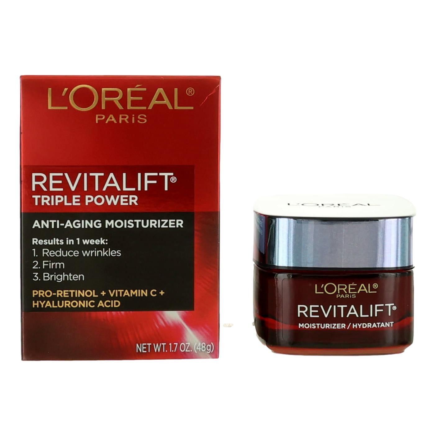 L'Oreal Revitalift Triple Power by L'Oreal, 1.7oz Anti-Aging Moisturizer 