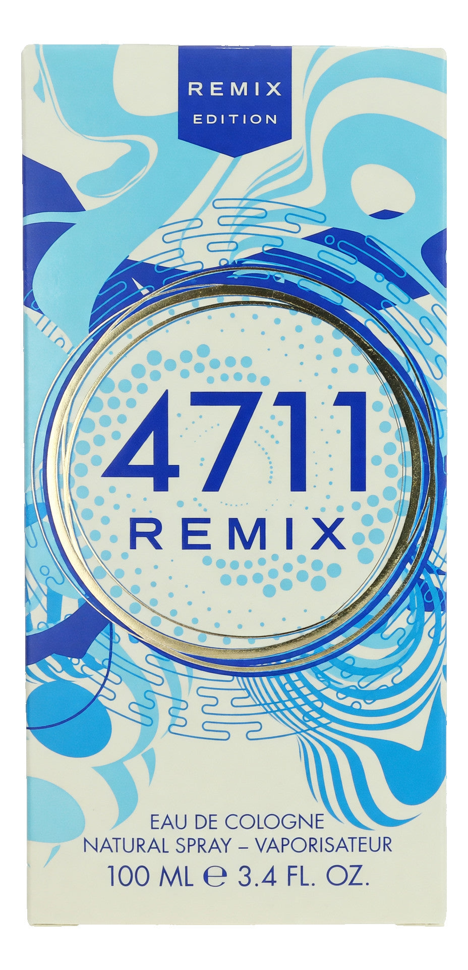 4711 Remix Sparkling Island by Muelhens, 3.4oz Eau de Cologne Spray for Unisex