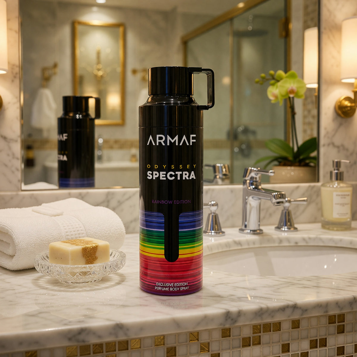 Odyssey Spectra Rainbow by Armaf, 6.7 oz Deodorant Spray for Men
