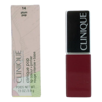 Clinique Pop by Clinique, 0.13 oz Lip Colour + Primer - 14 Plum Pop - 14 Plum Pop