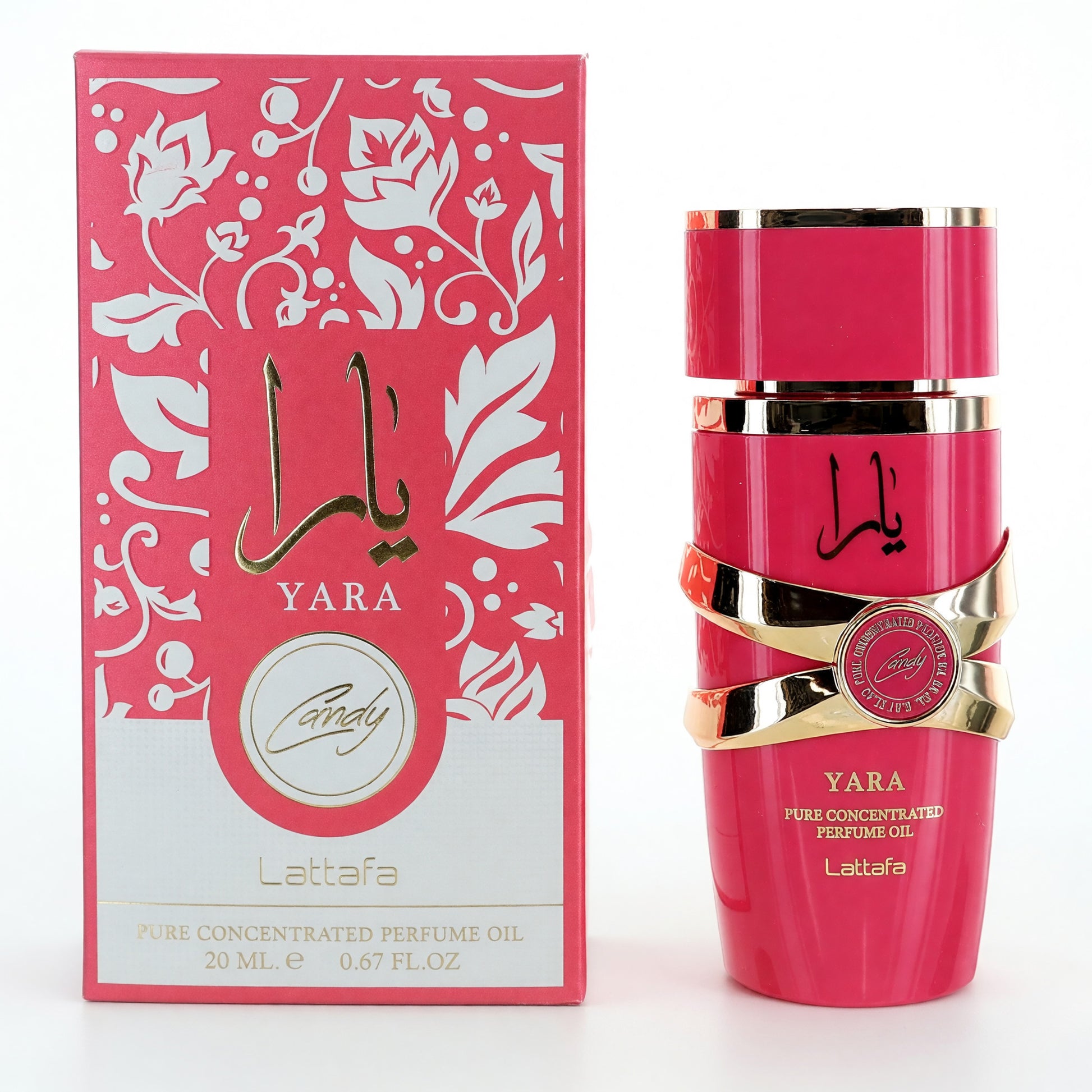 Yara Candy by Lattafa, 0.7 oz Concentrated Perfume Oil for Women  