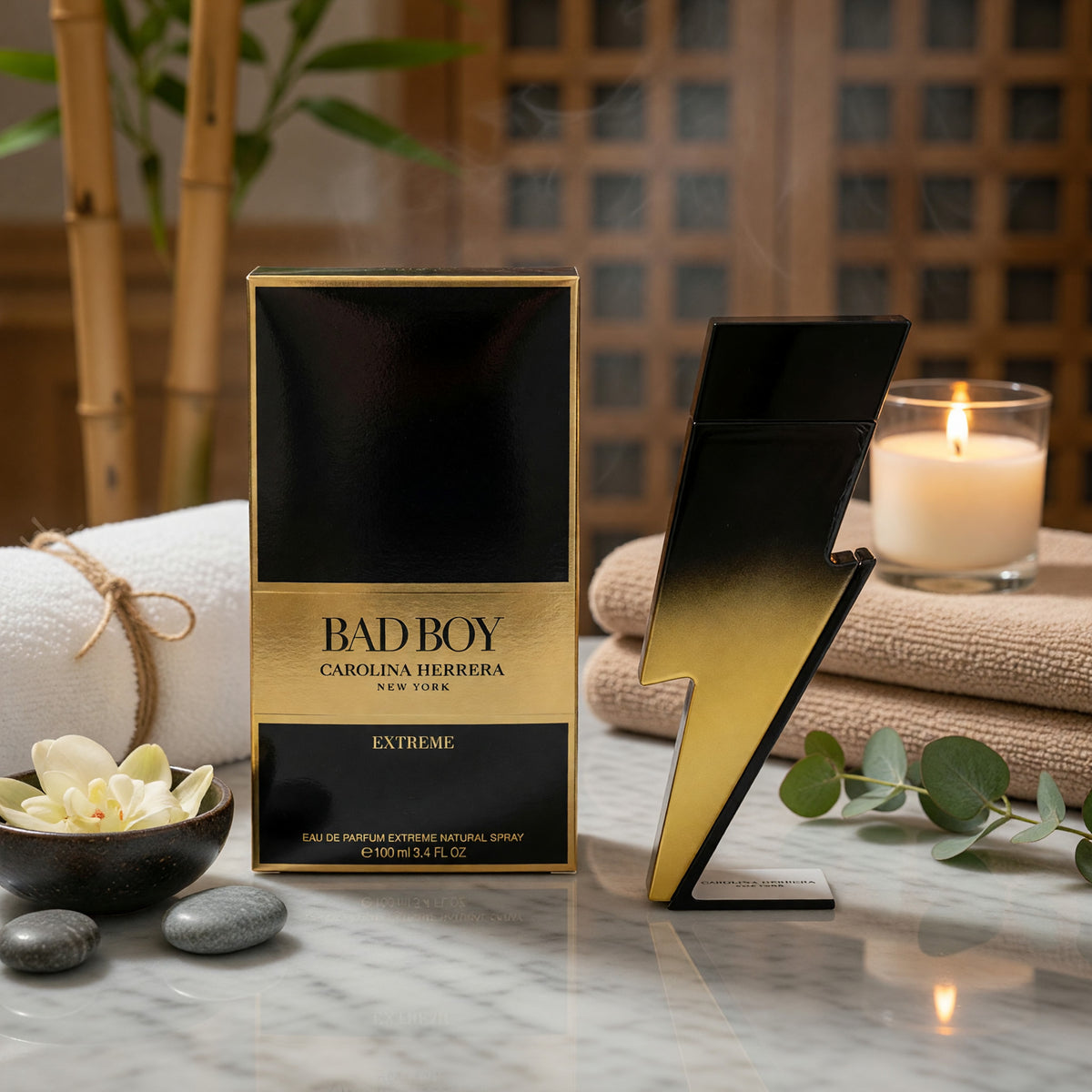 Bad Boy Extreme by Carolina Herrera, 3.4oz Eau De Pafum Extreme Spray men