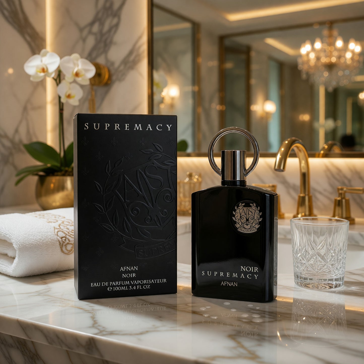Supremacy Noir by Afnan, 3.4 oz EDP Spray for Unisex