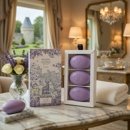 Woods of Windsor Lavender by Woods of Windsor, 3 X 2.1oz Luxury Soap women