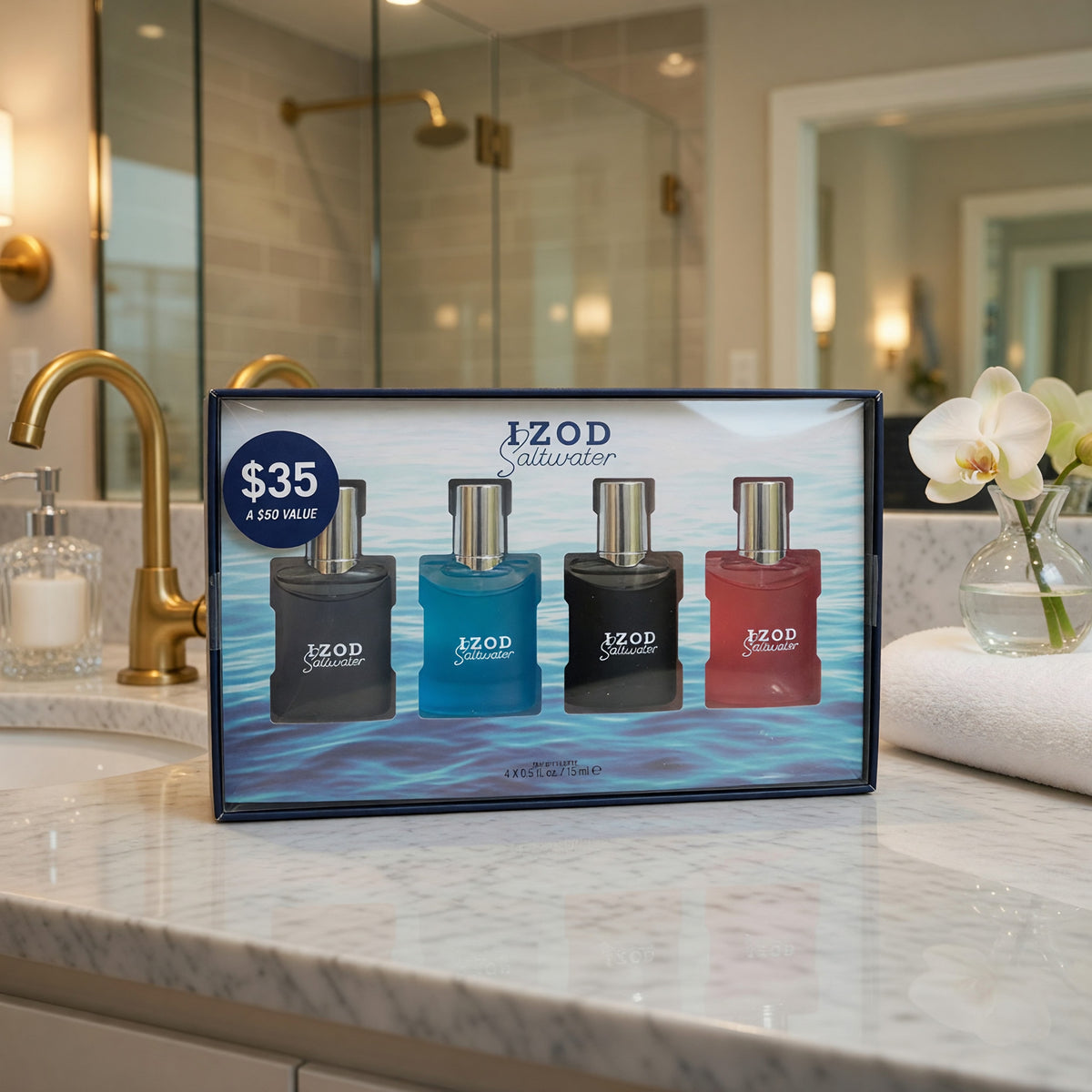 Izod Saltwater by Izod, 4 Piece Set for Men