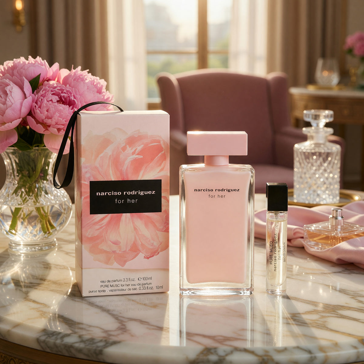 For Her by Narciso Rodriguez, 2 Piece Gift Set for Women