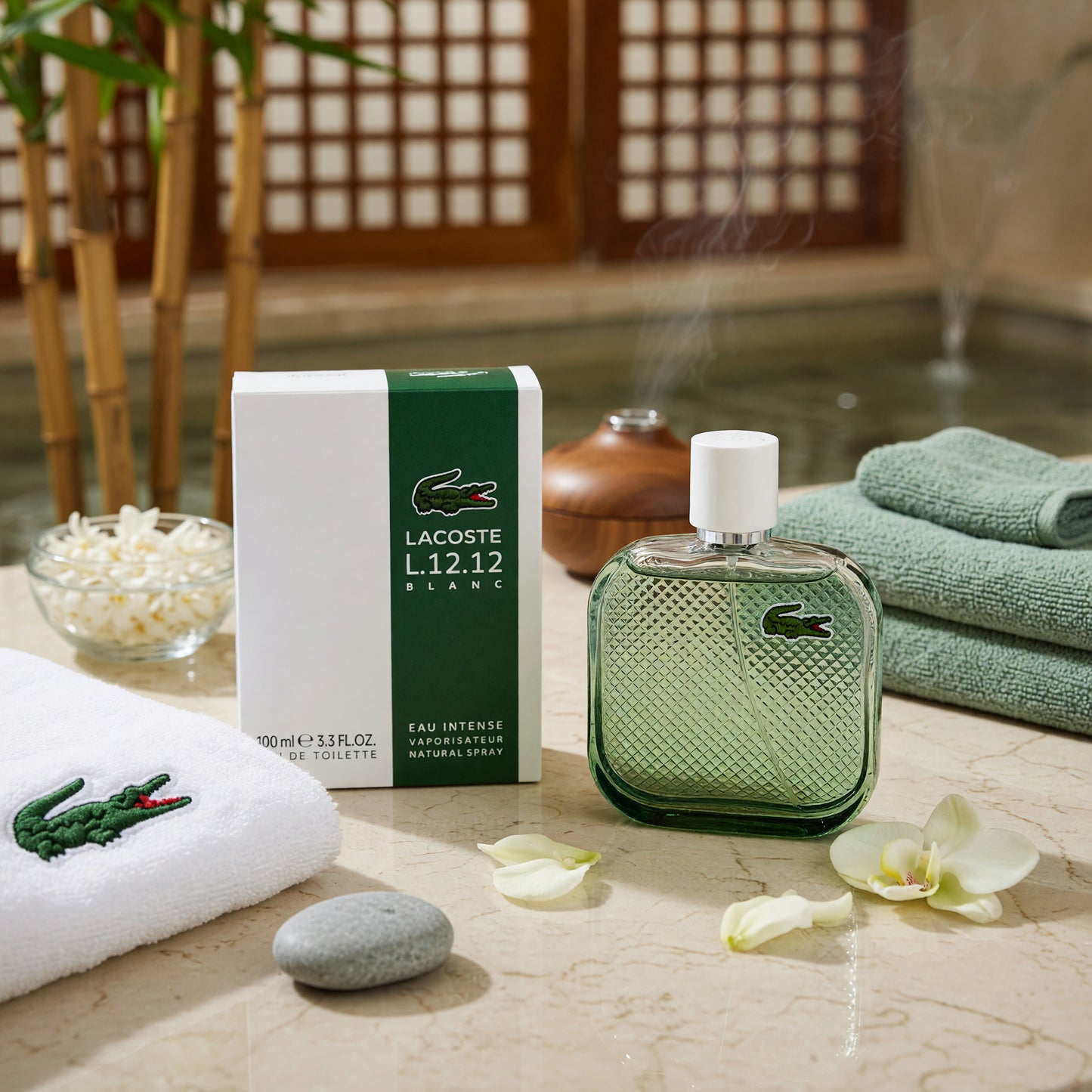 Lacoste L.12.12 Blanc Intense by Lacoste, 3.4 oz EDT Spray for Men