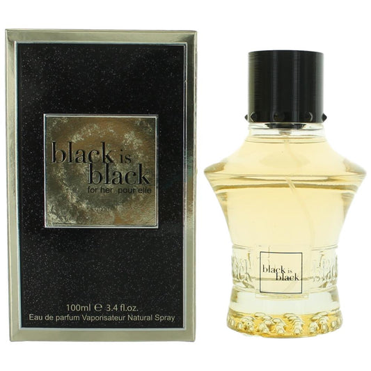 Black is Black for Her by NuParfums, 3.4 oz EDP Spray for Women