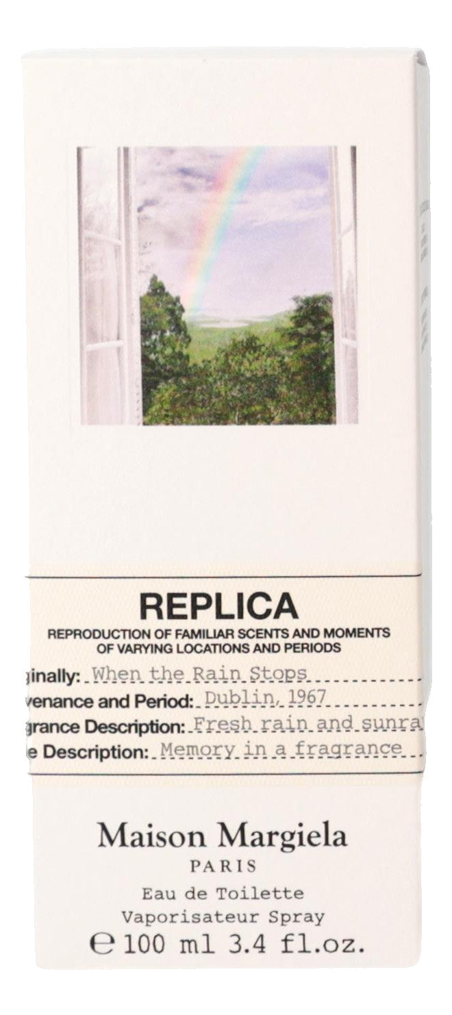 Replica When the Rain Stops by Maison Margiela, 3.4oz EDT Spray for Unisex