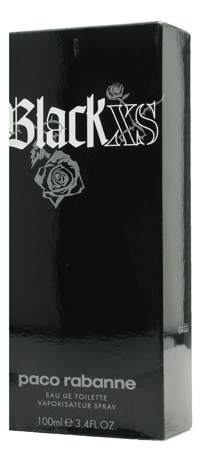 Black XS by Paco Rabanne, 3.3 oz EDT Spray for Men