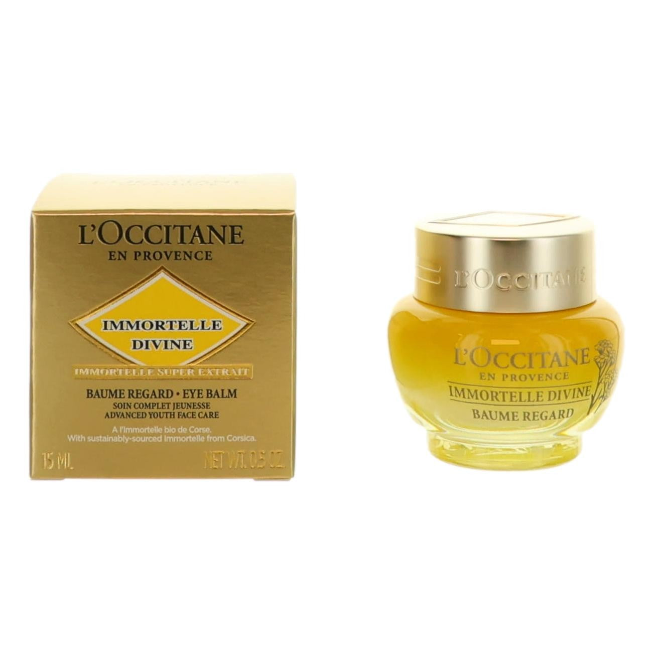 L'Occitane Immortelle Divine by L'Occitane, 0.5 oz Eye Balm
