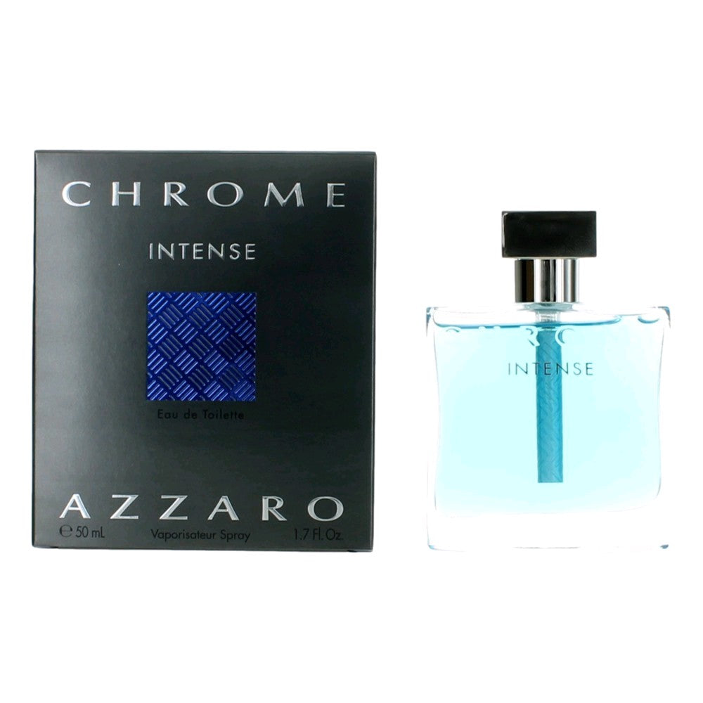 Chrome Intense by Azzaro, 1.7 oz EDT Spray for Men