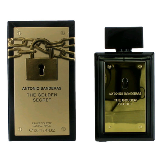 The Golden Secret by Antonio Banderas, 3.4 oz EDT Spray for Men