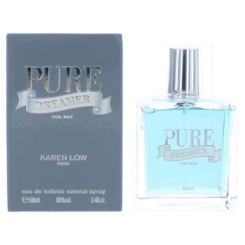 Pure Dreamer by Karen Low, 3.4 oz EDT Spray for Men