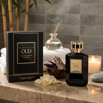 Oud Black Vanilla Absolute by Perry Ellis, 3.4 Oz EDP Spray For Unisex