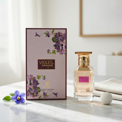 Violet Bouquet by Afnan, 2.7 oz EDP Spray for Women