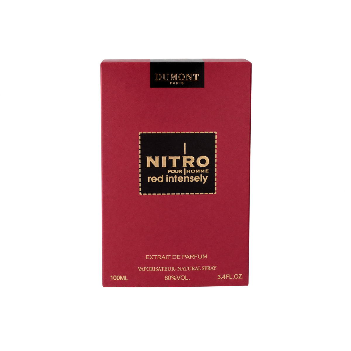 Nitro Red Intensely by Dumont, 3.4 oz EDP Spray for Men