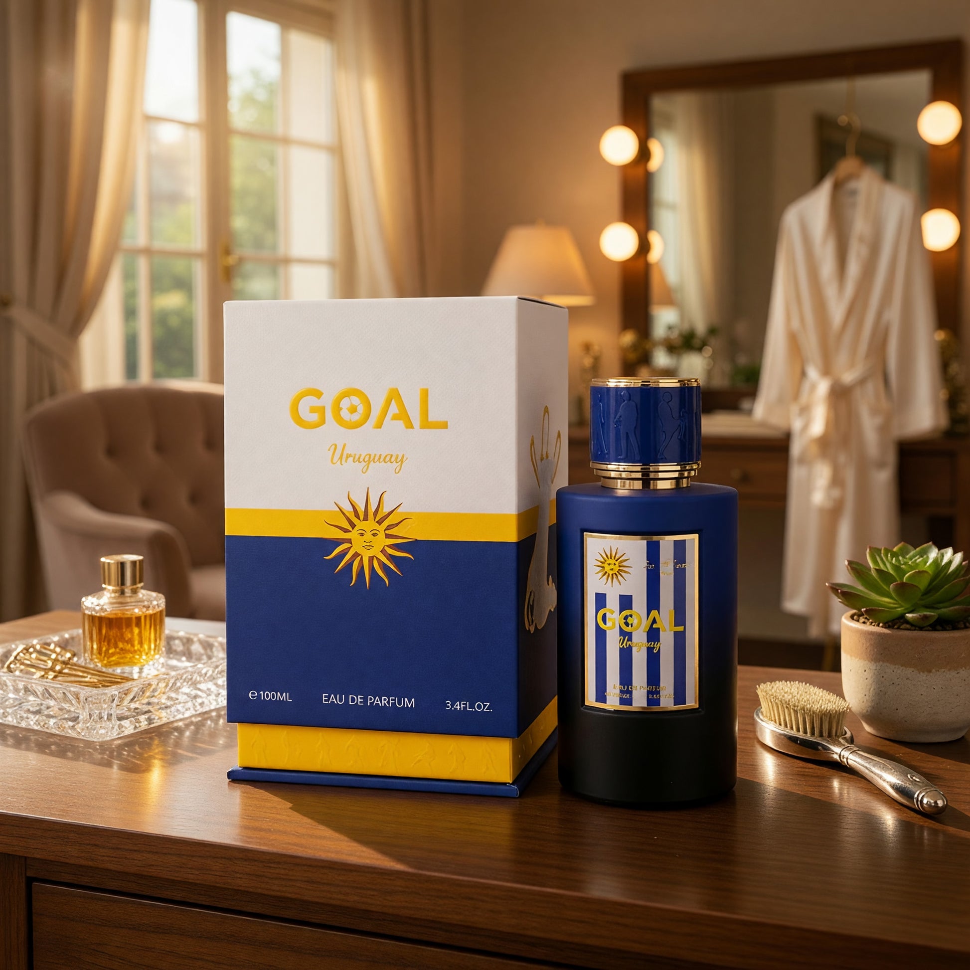 Goal Uruguay by Jo Milano, 3.4 oz EDP Spray for Unisex 