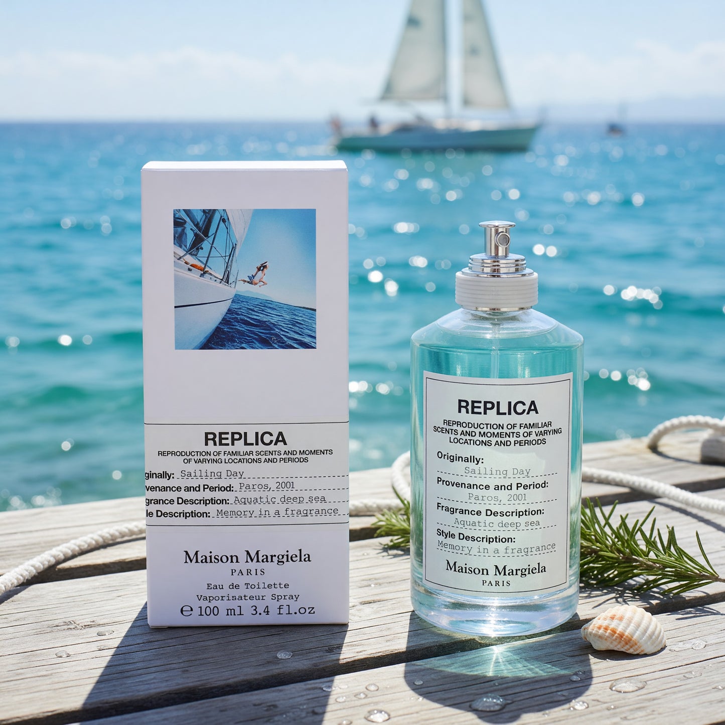 Replica Sailing Day by Maison Margiela, 3.4 oz EDT Spray for Unisex