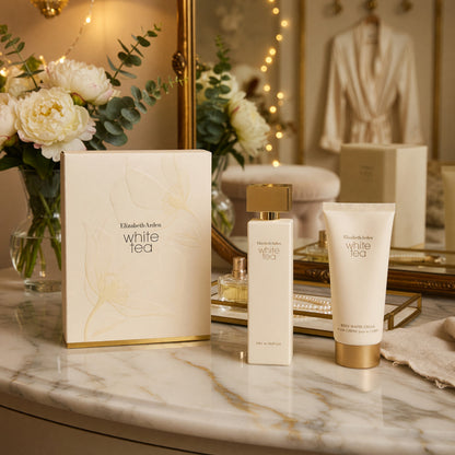 White Tea by Elizabeth Arden, 2 Piece Set for Women