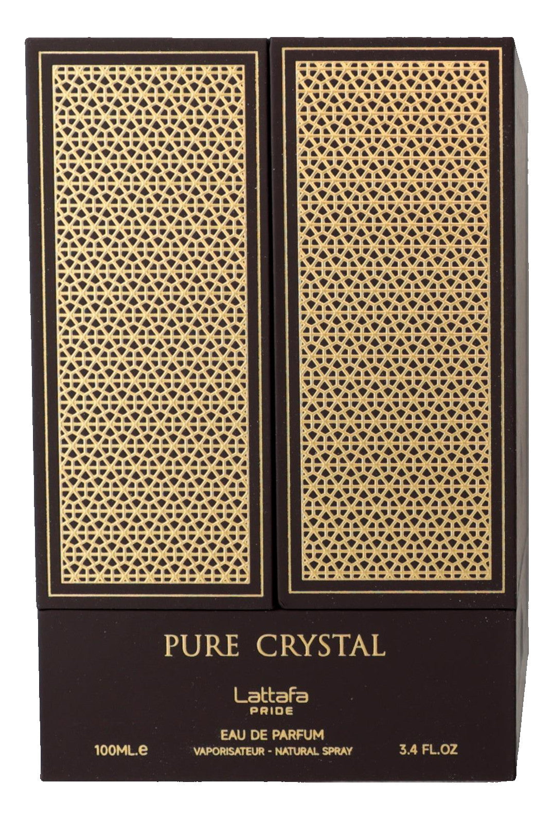 Pure Crystal by Lattafa, 3.4 oz EDP Spray for Unisex