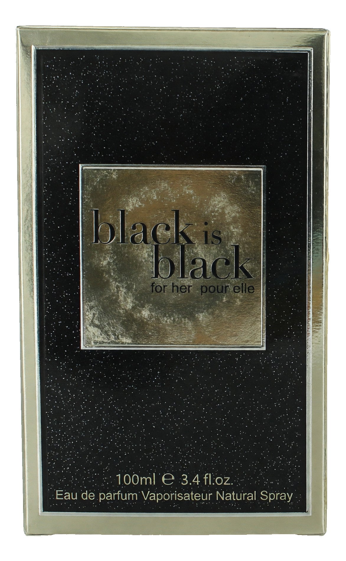 Black is Black for Her by NuParfums, 3.4 oz EDP Spray for Women