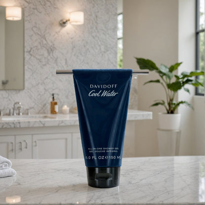 Cool Water by Davidoff, 5 oz Shower Gel for Men