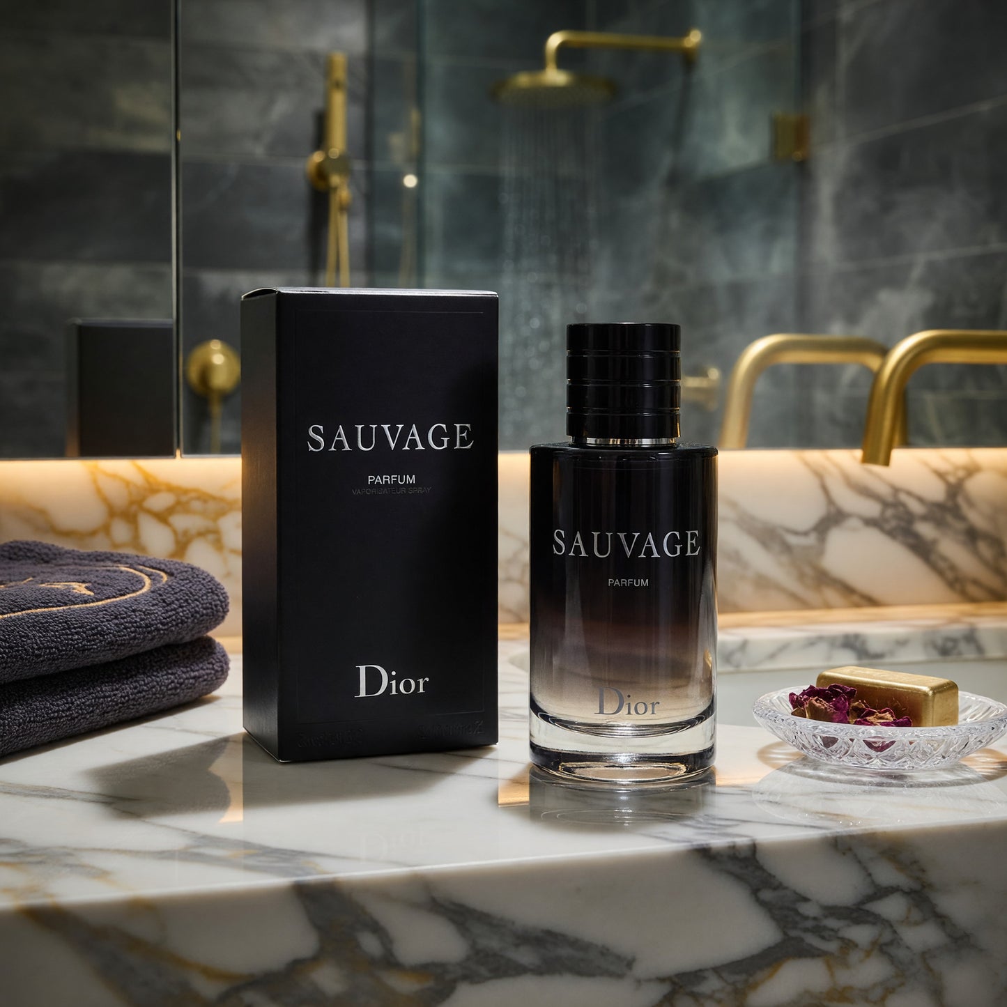Sauvage by Christian Dior, 3.4 oz Parfum Spray for Men