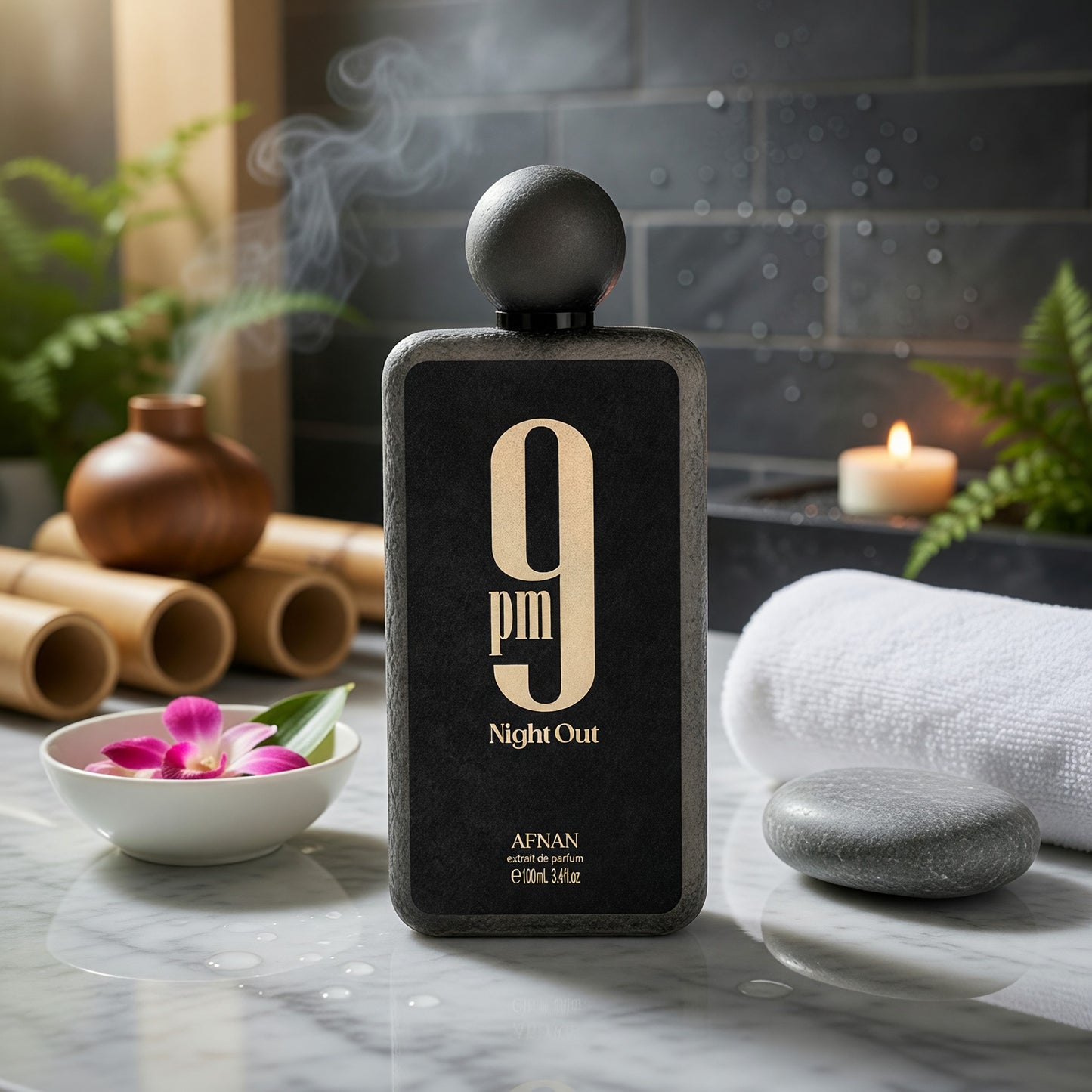 9PM Night Out by Afnan, 3.4oz Extrait De Parfum spray for Unisex TESTER