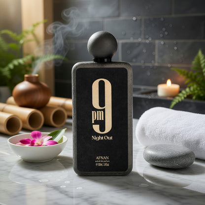 9PM Night Out by Afnan, 3.4oz Extrait De Parfum spray for Unisex TESTER