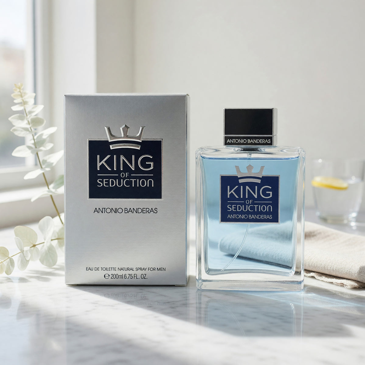 King of Seduction by Antonio Banderas, 6.7 oz EDT Spray for Men