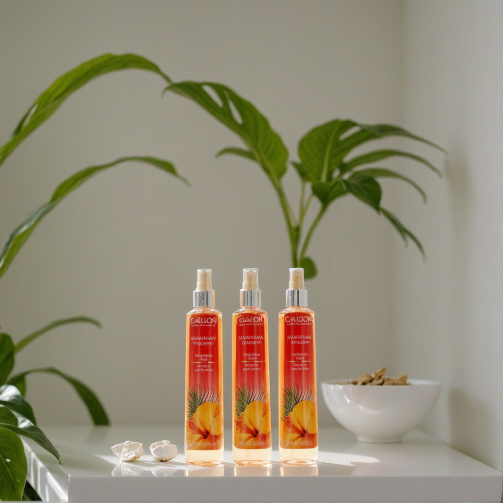 Calgon Hawaiian Ginger by Calgon, 3 Pack 8 oz Fragrance Mist for Women