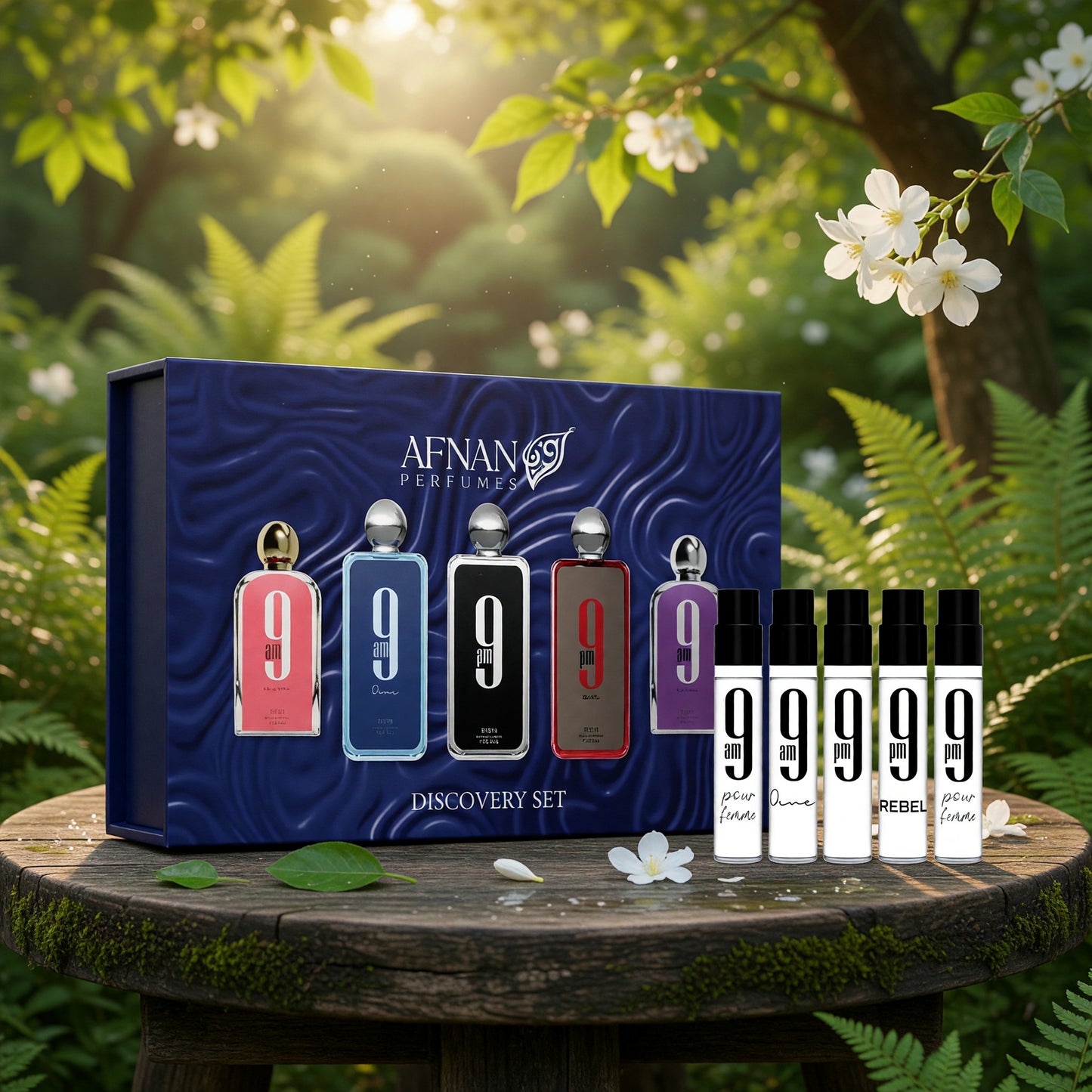 9 Series Discovery Kit by Afnan, 5 Piece Discovery Set for Unisex