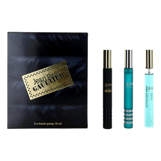 Jean Paul Gaultier by JPG, 3 Piece Variety Travel Set for Men