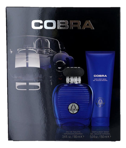 Cobra Blue by Carroll Shelby, 2 Piece Gift Set for Men
