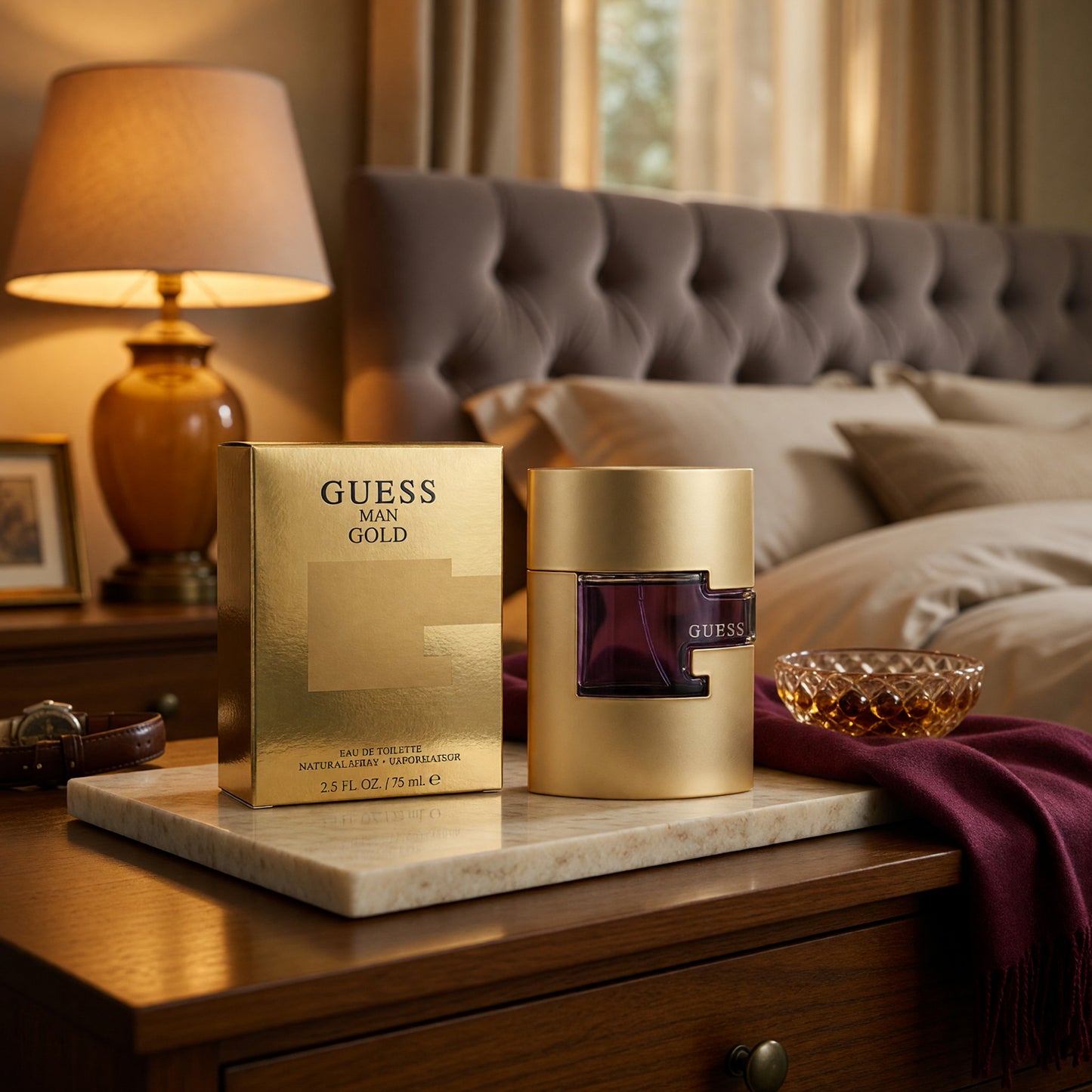 Guess Gold by Guess, 2.5 oz EDT Spray for Men