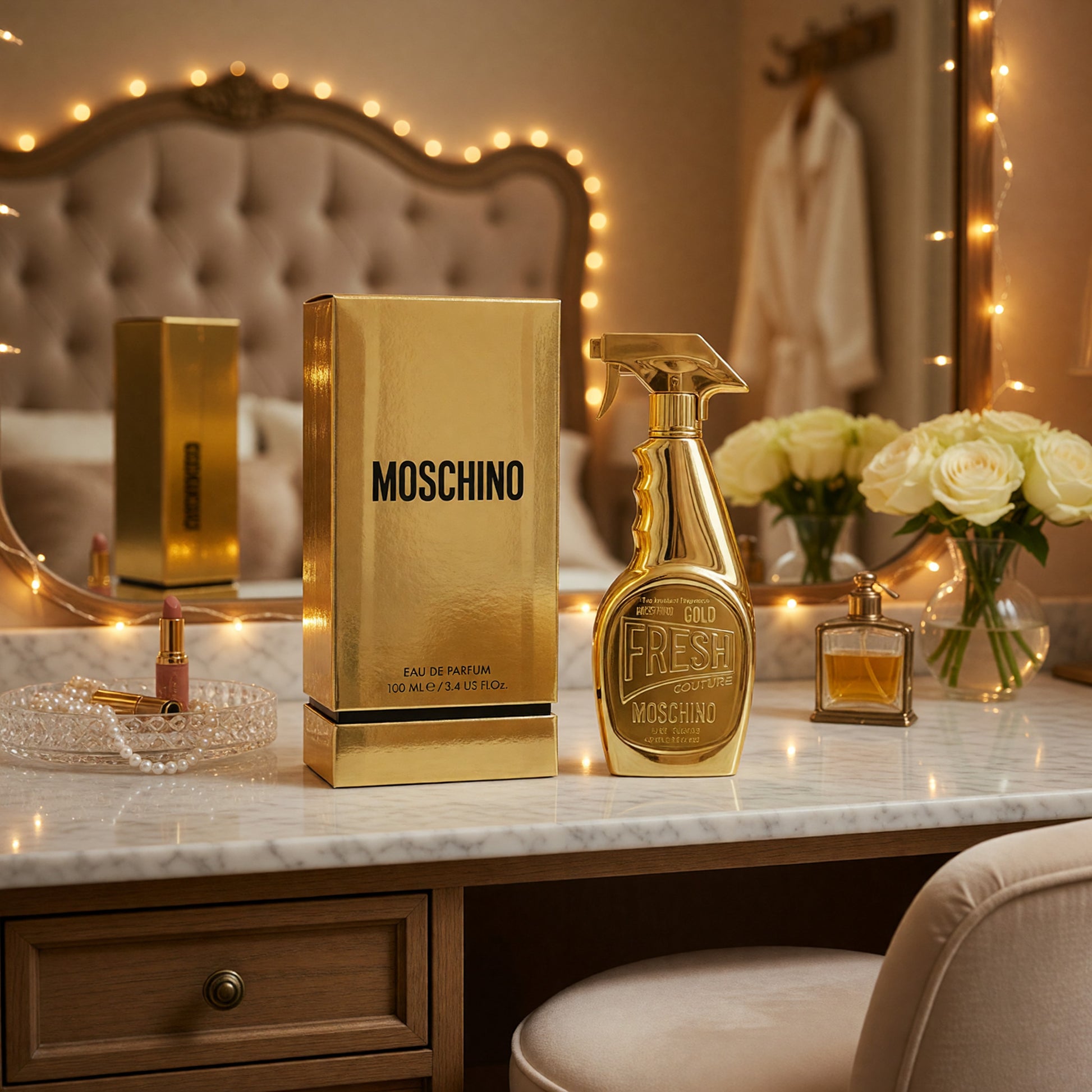 Moschino Gold Fresh Couture by Moschino, 3.4 oz EDP Spray for Women