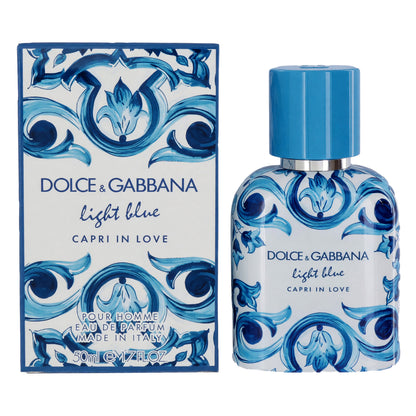 Light Blue Capri In Love by Dolce & Gabbana, 1.7 oz EDP Spray for Men