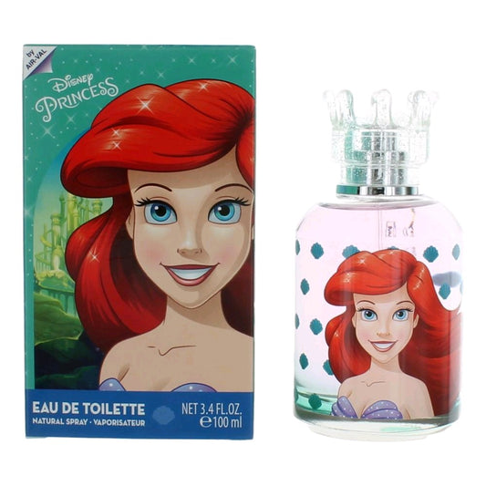 Disney Princess Ariel by Air-Val, 3.4 oz EDT Spray for Girls