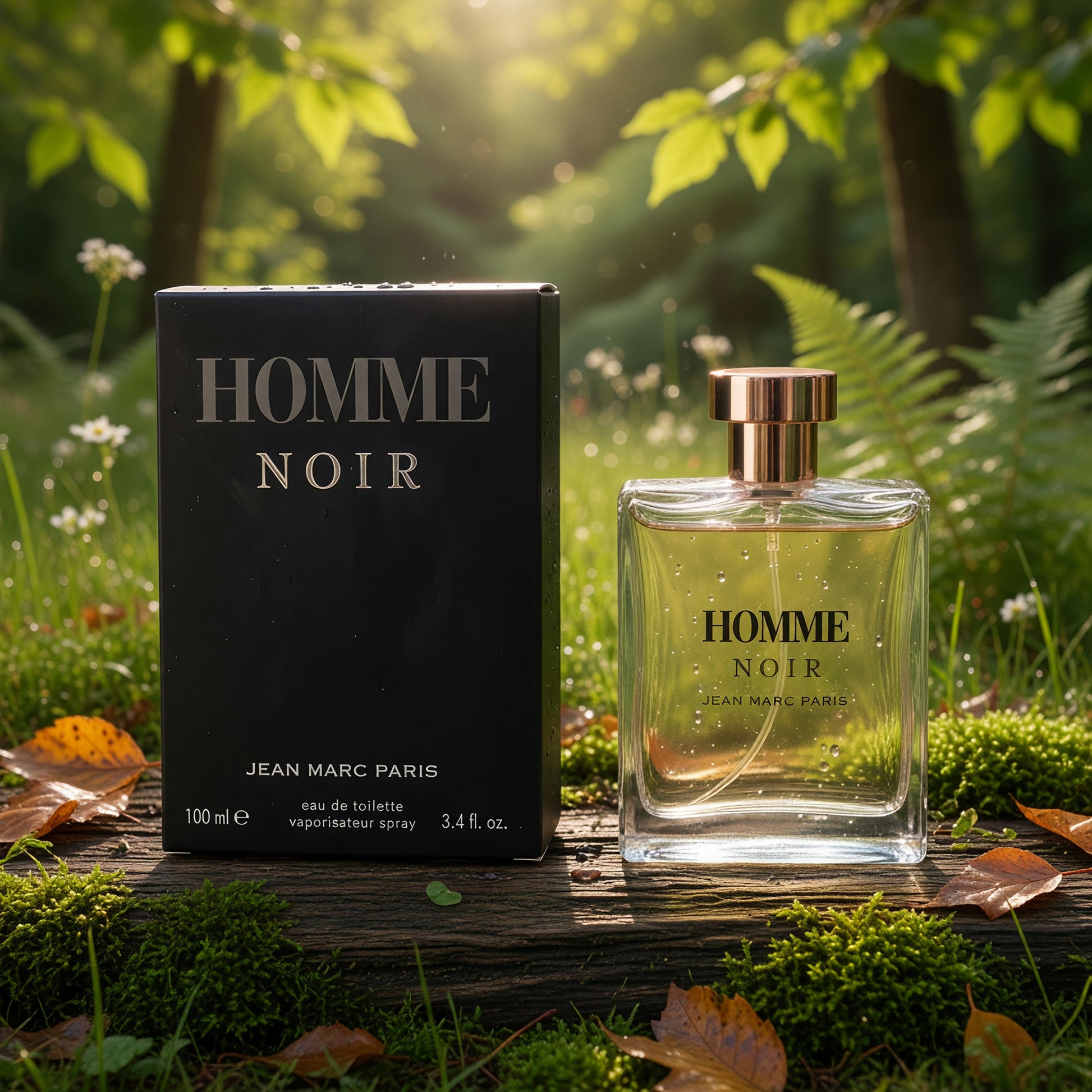 Homme Noir by Jean Marc Paris, 3.4 oz EDT Spray for Men
