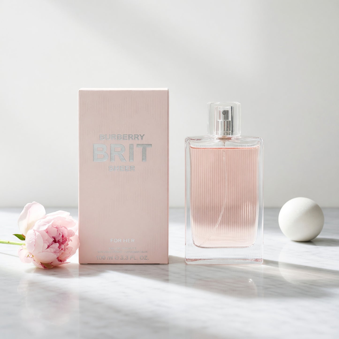 Brit Sheer by Burberry, 3.3 oz EDT Spray for Women
