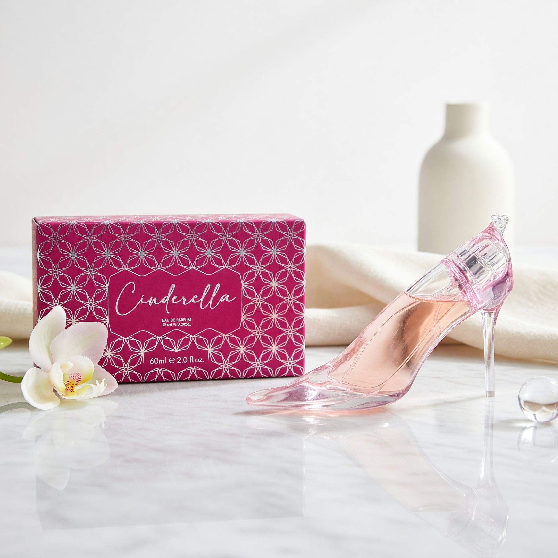 Disney Cinderella Slipper Pink by Disney, 2 oz EDP Spray for Women
