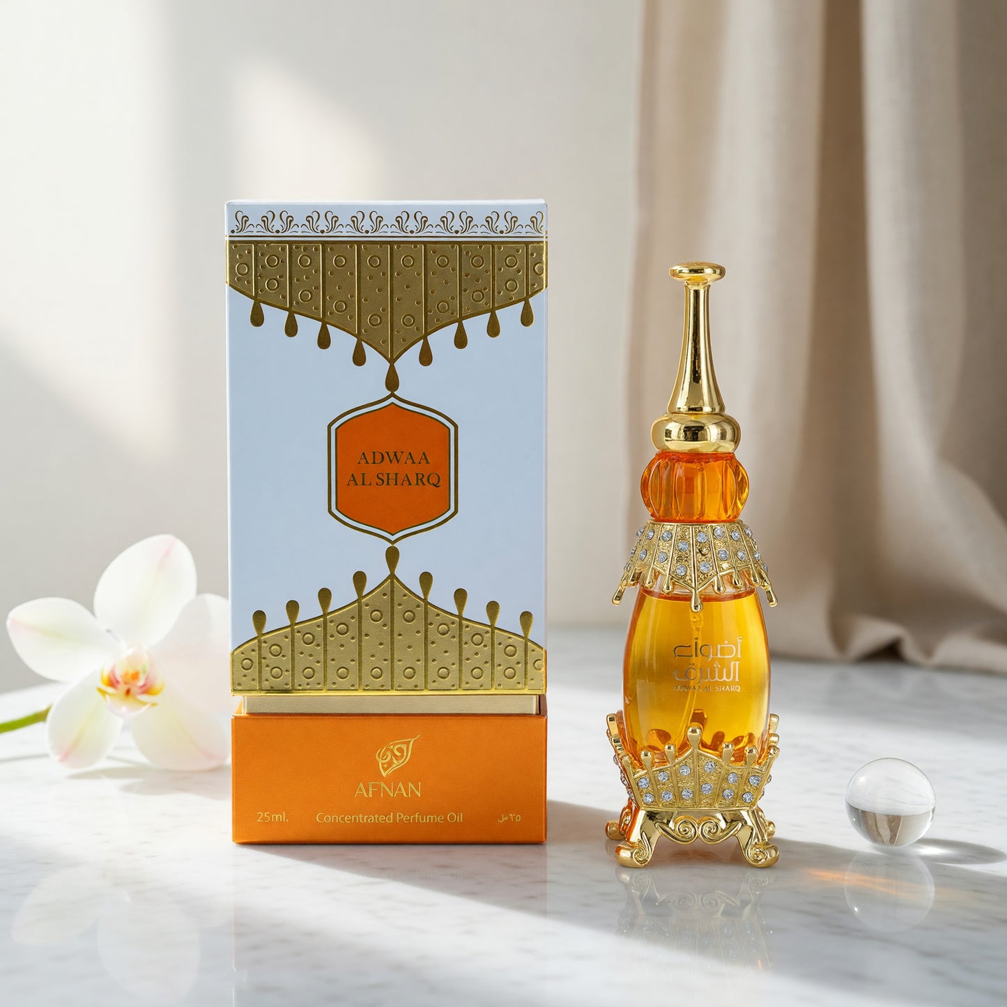 Adwaa Al Sharq by Afnan, 0.67 oz Perfume Oil for Unisex