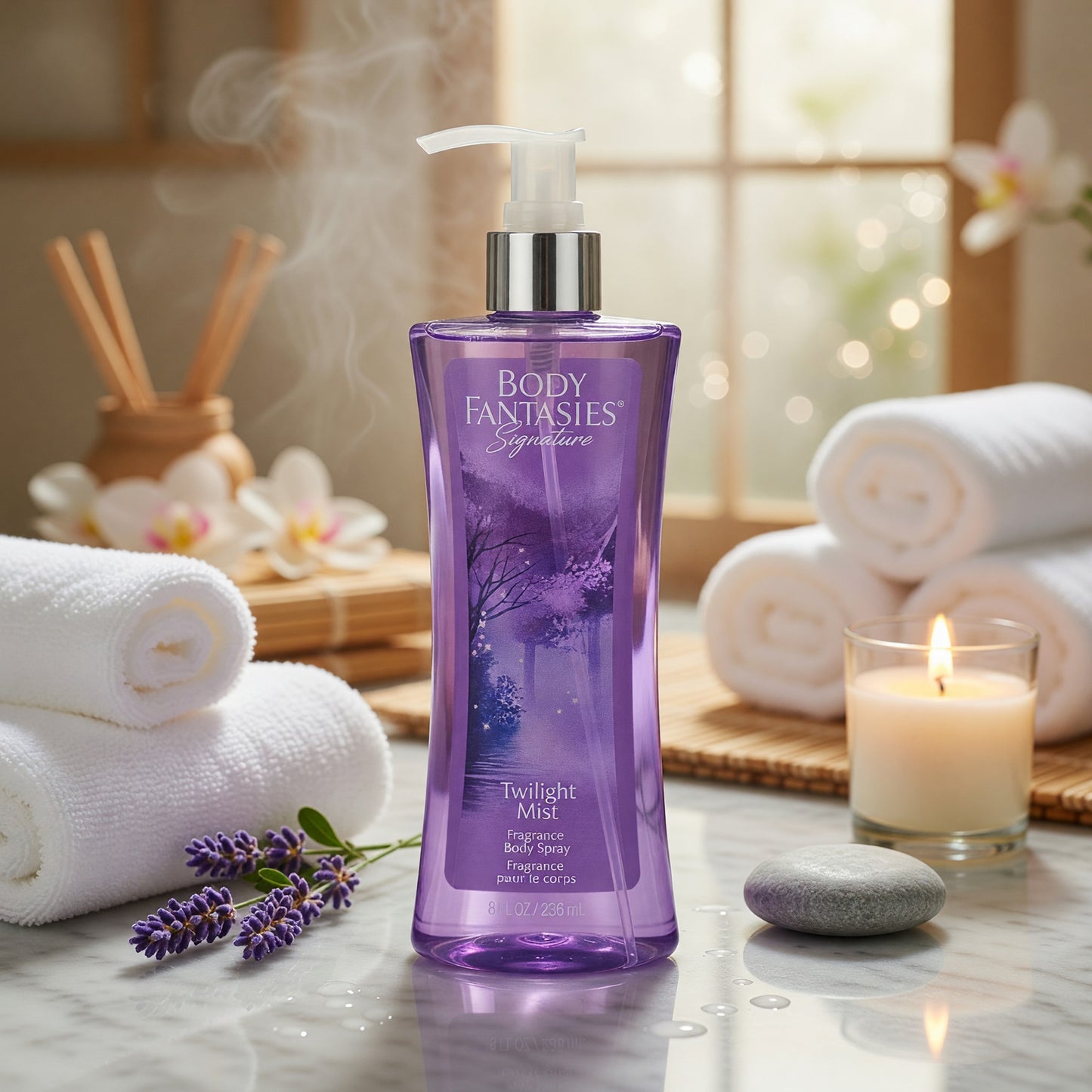 Twilight Mist by Body Fantasies, 8 oz Fragrance Body Spray for Women