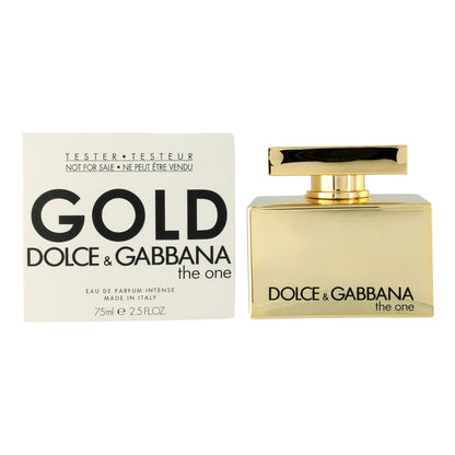The One Gold by Dolce & Gabanna, 2.5 oz EDP Intense Spray TESTER