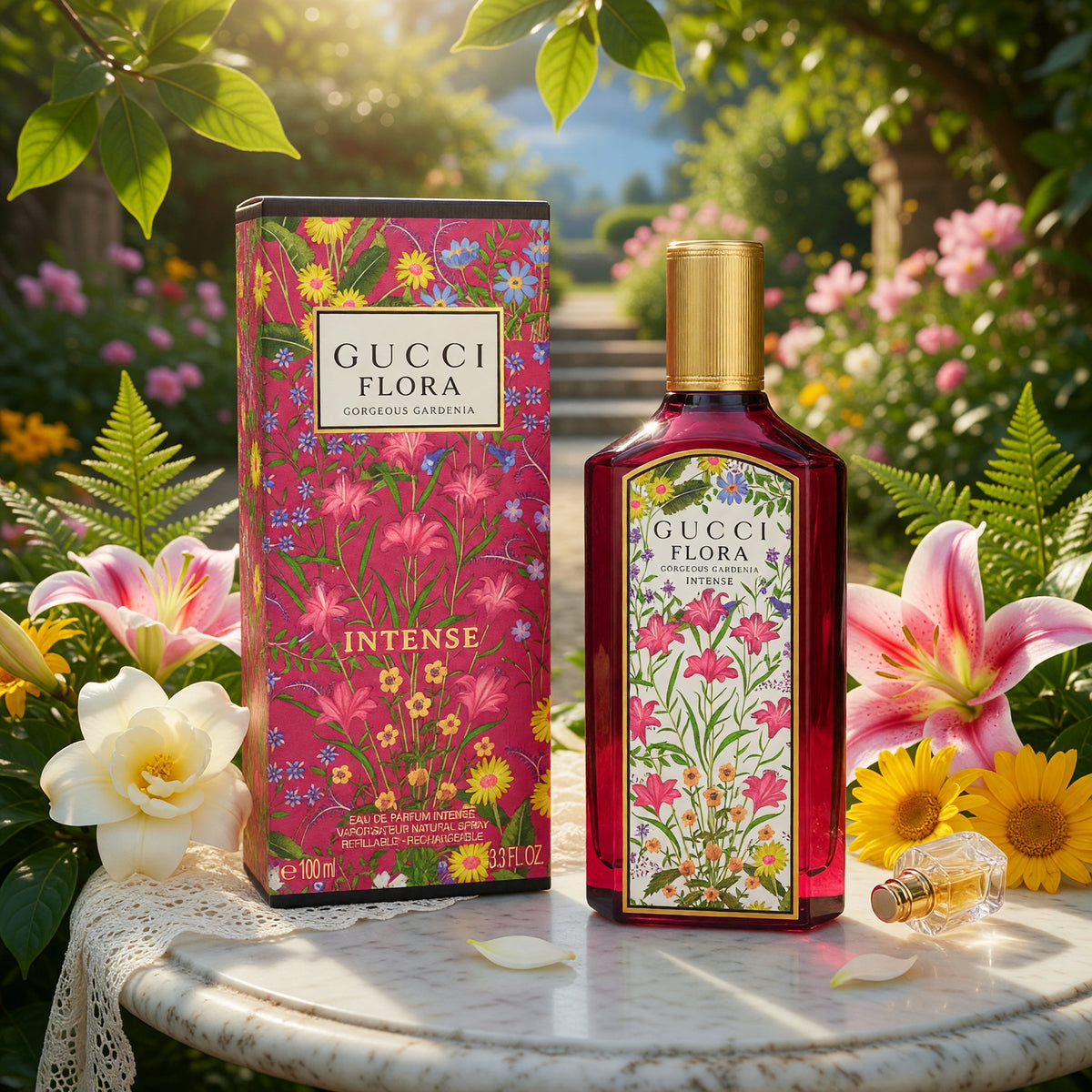 Gucci Flora Gorgeous Gardenia Intense by Gucci, 3.3oz EDP Spray women