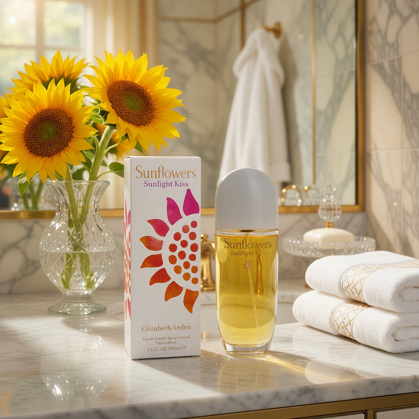 Sunflowers Sunlight Kiss by Elizabeth Arden, 3.4oz EDT Spray women